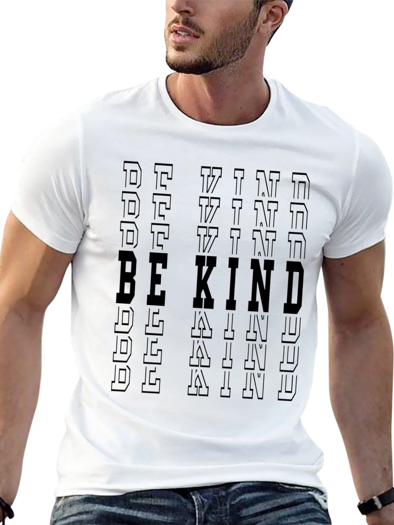 Be Kind Black Graphic T-Shirt