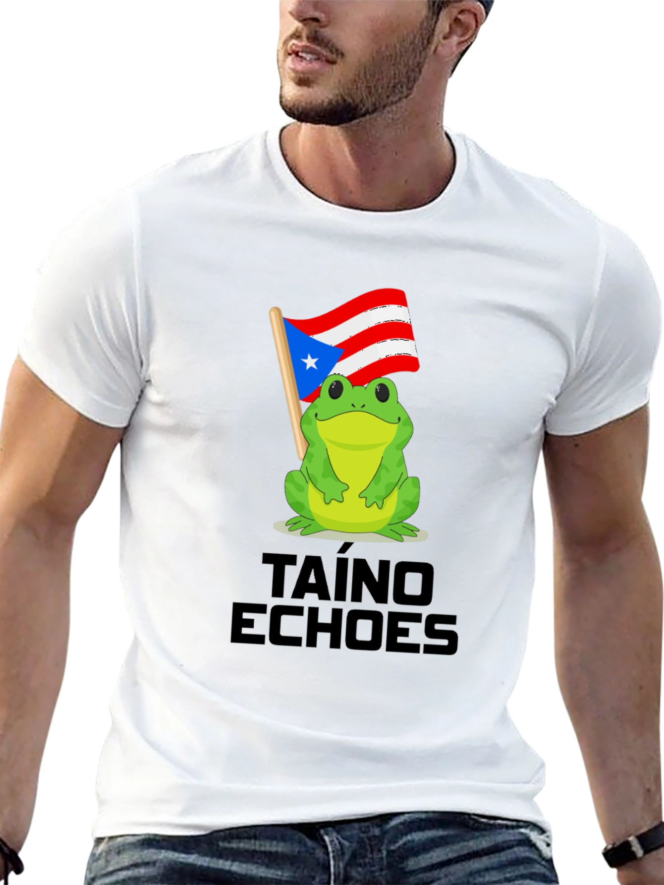 Puerto Rico Frog Taino Echoes T-Shirt