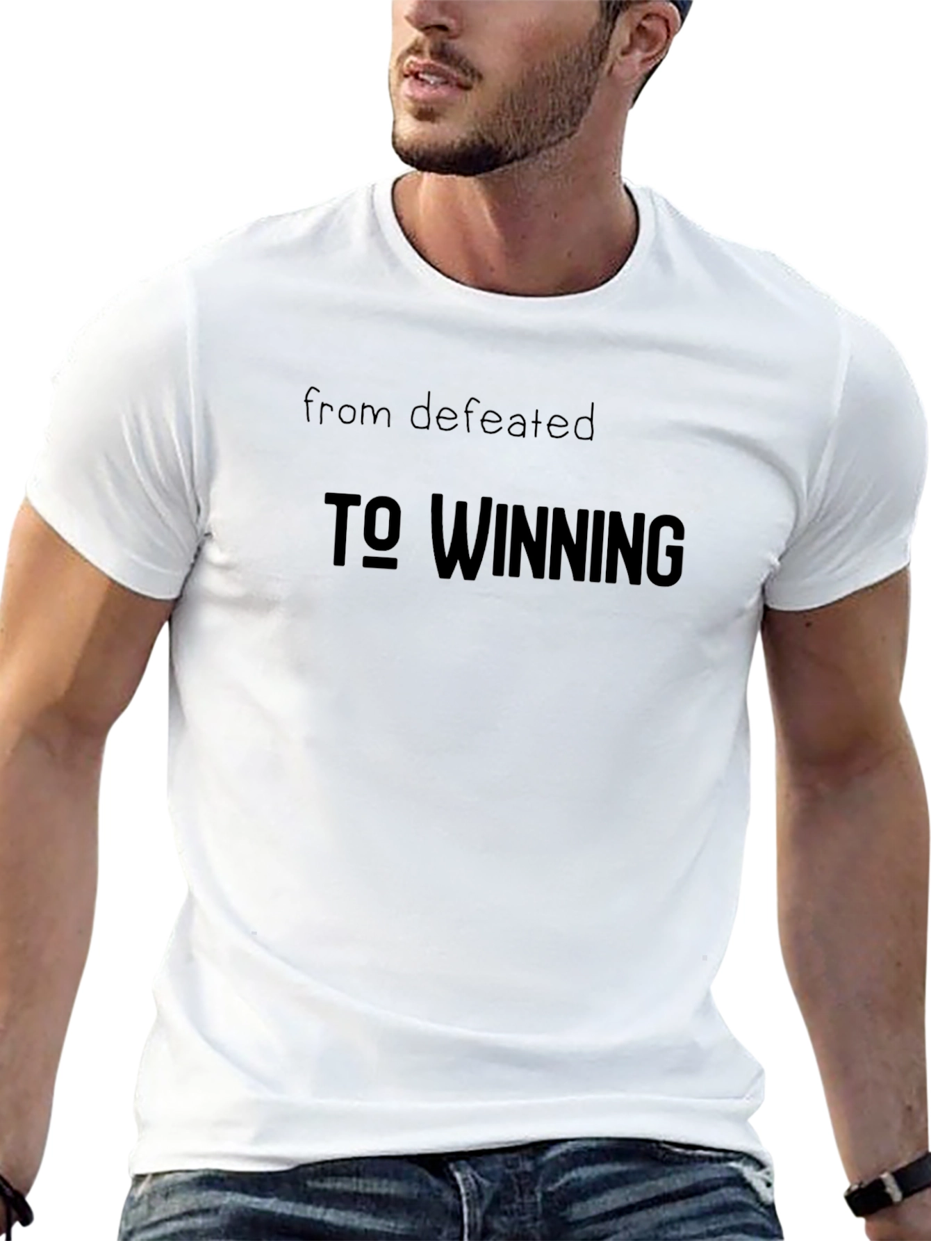 Motivational To Winning Black T-Shirt