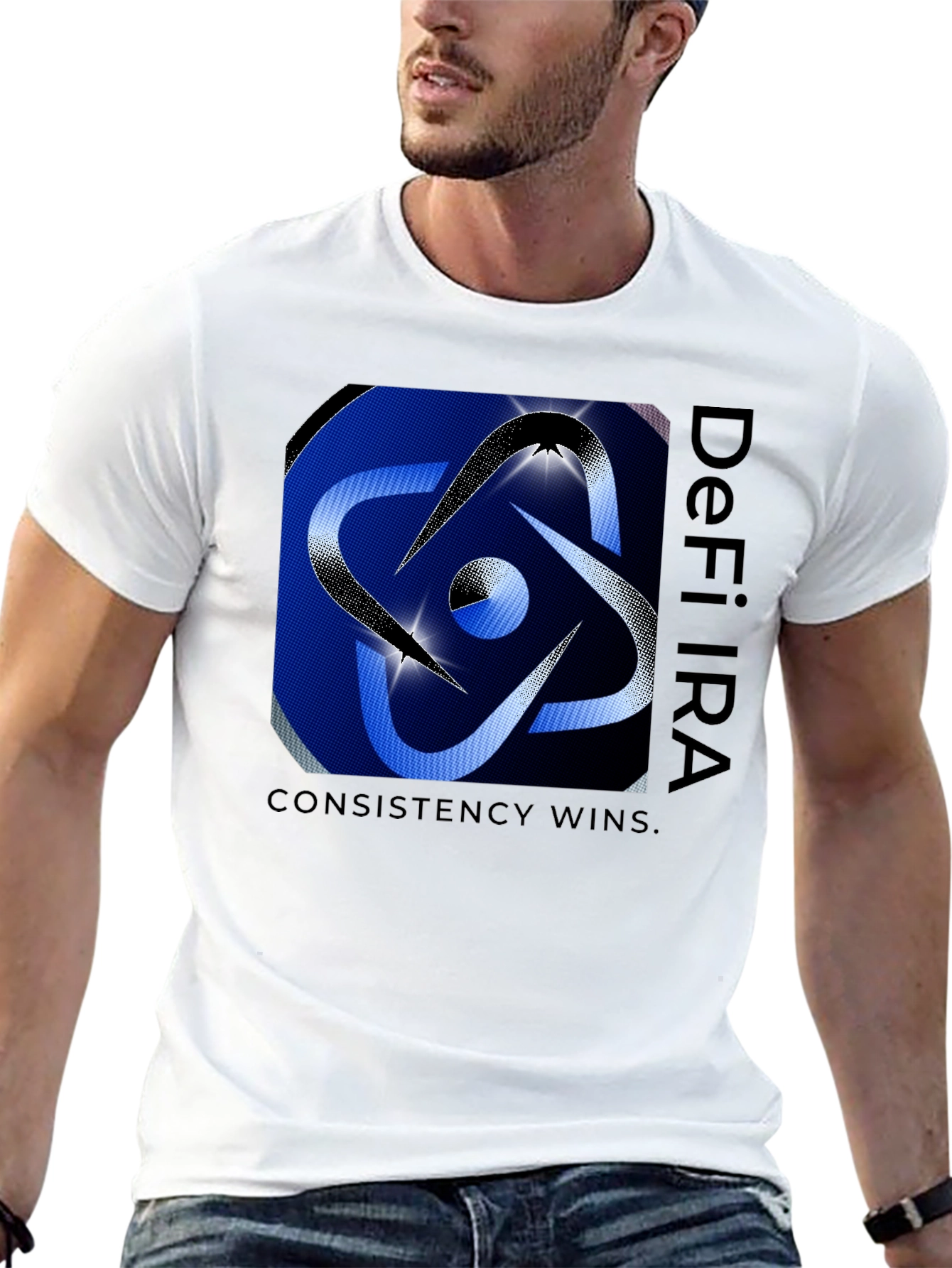 DeFi IRA Consistency Wins Graphic Tee