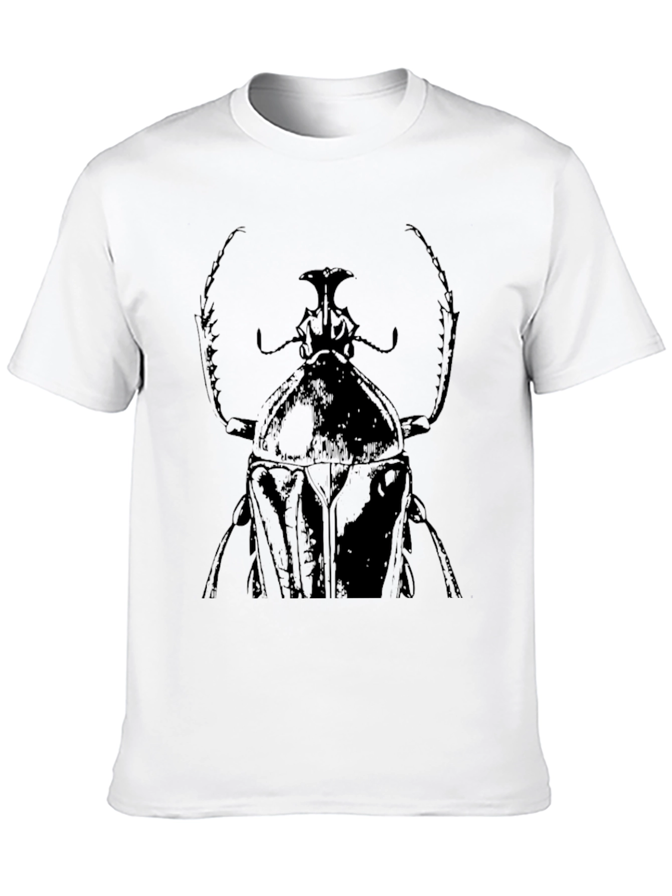 Mens Black Beetle Graphic Tee