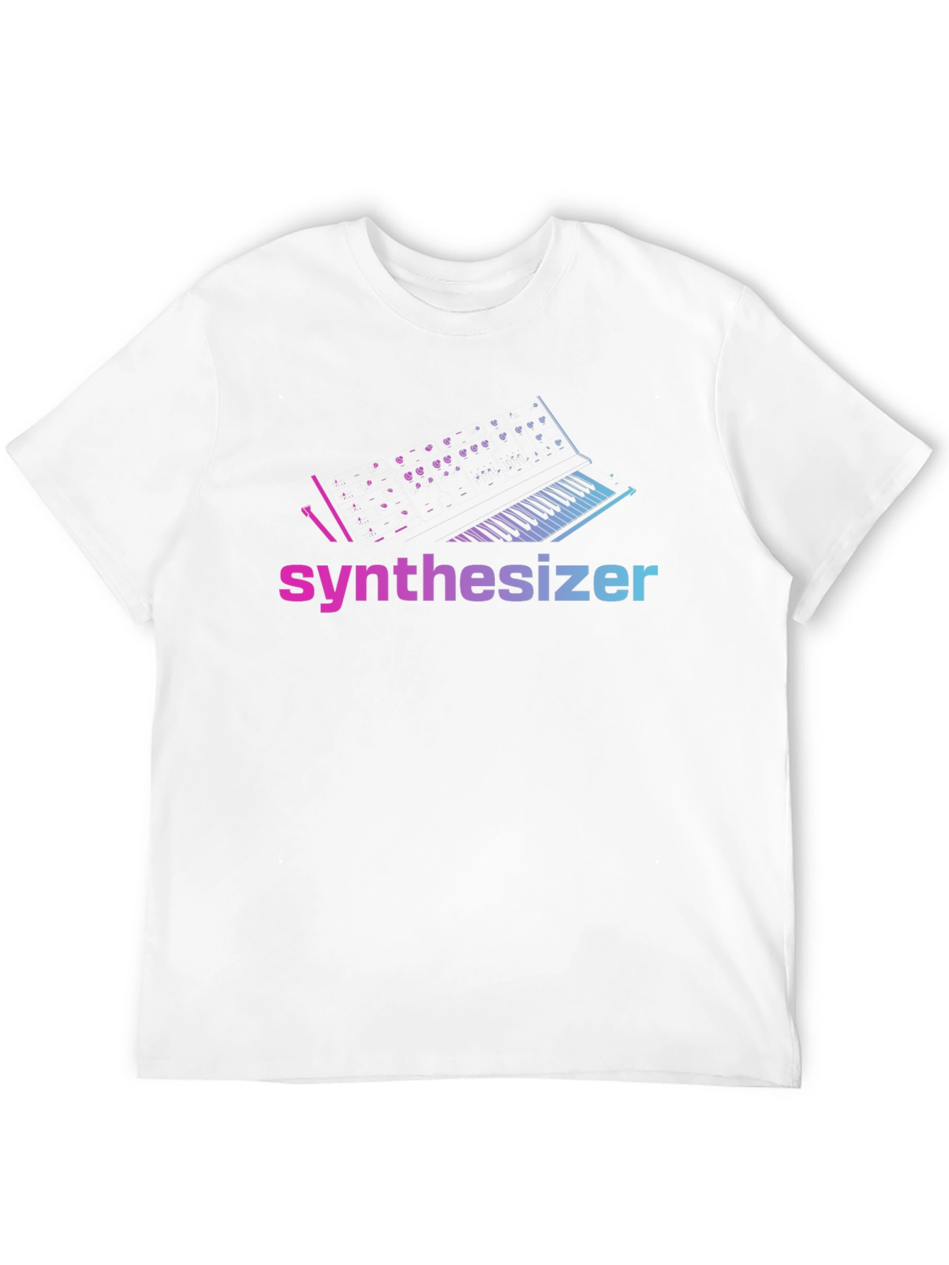Synthesizer T-Shirt - Gradient Synth Design