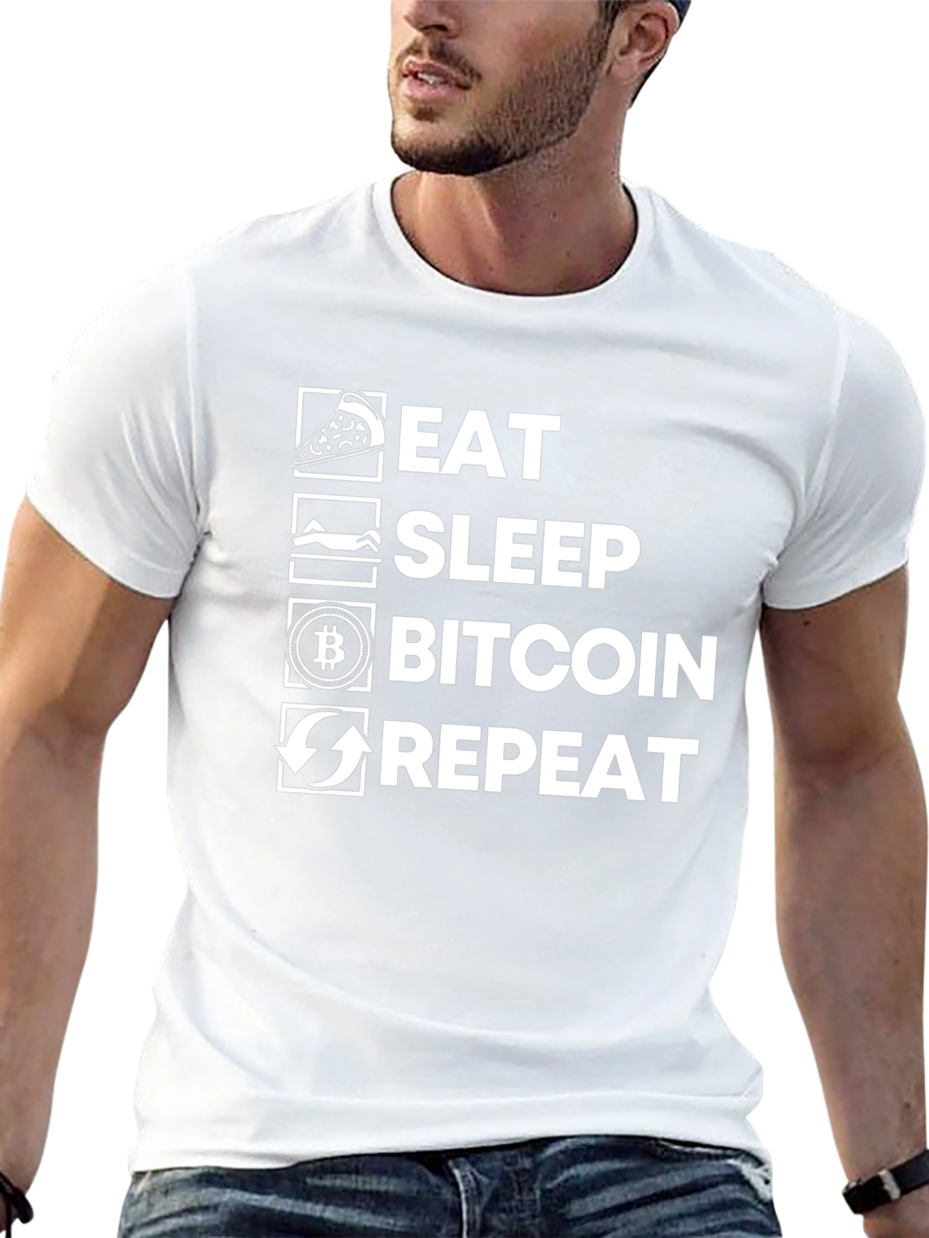 Eat Sleep Bitcoin Repeat T-Shirt