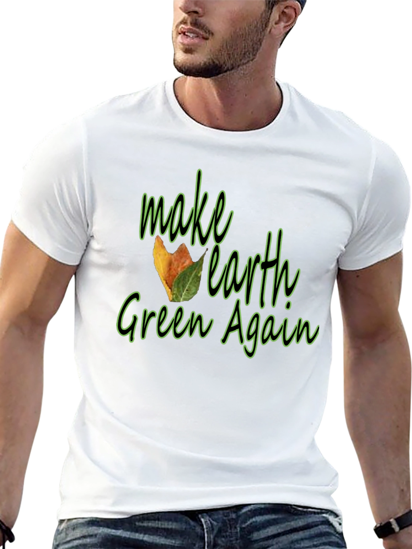 Make Earth Green Again Black T-Shirt