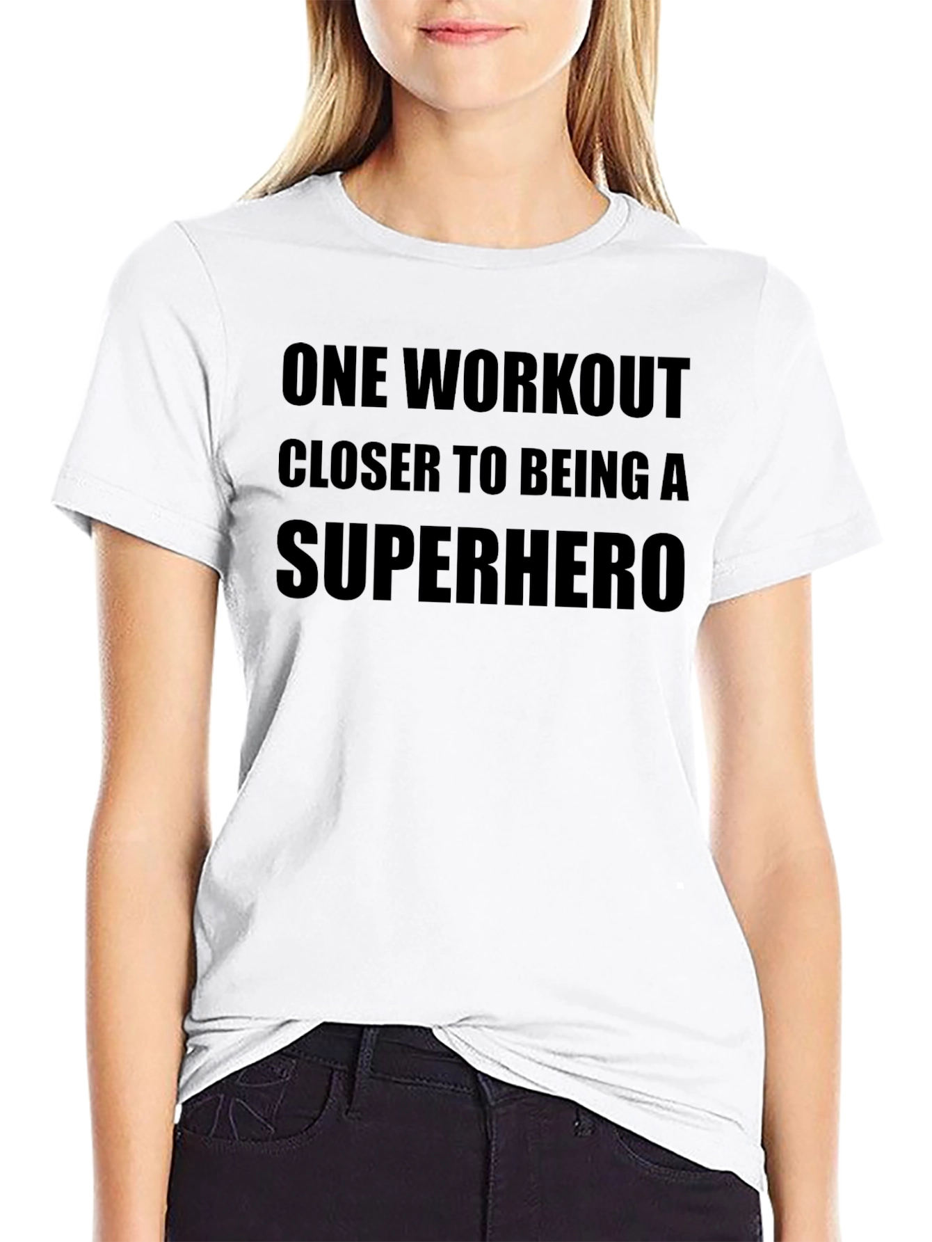 Superhero Workout T-Shirt - Black