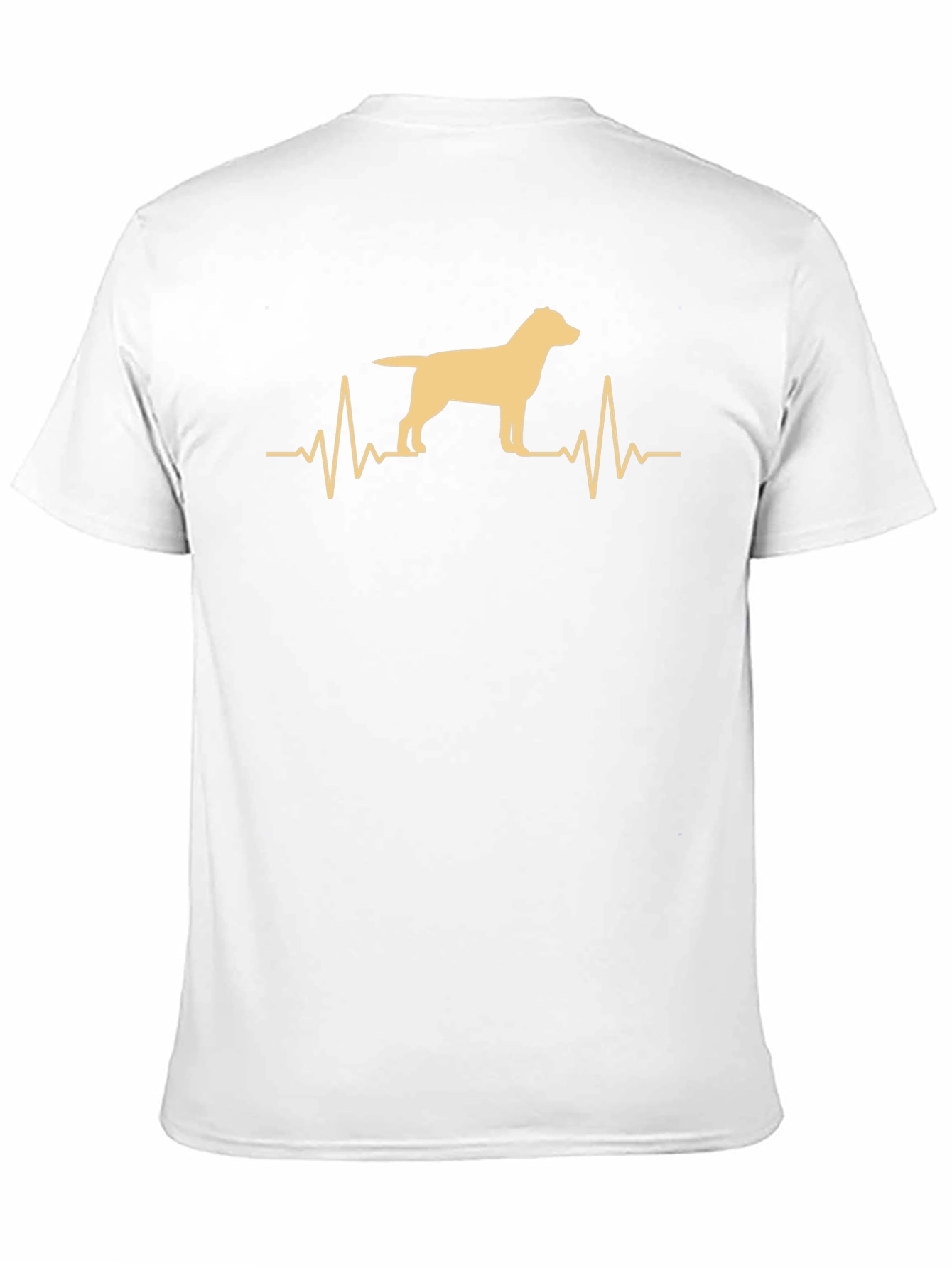 Dog Heartbeat T-Shirt - Black Graphic Tee