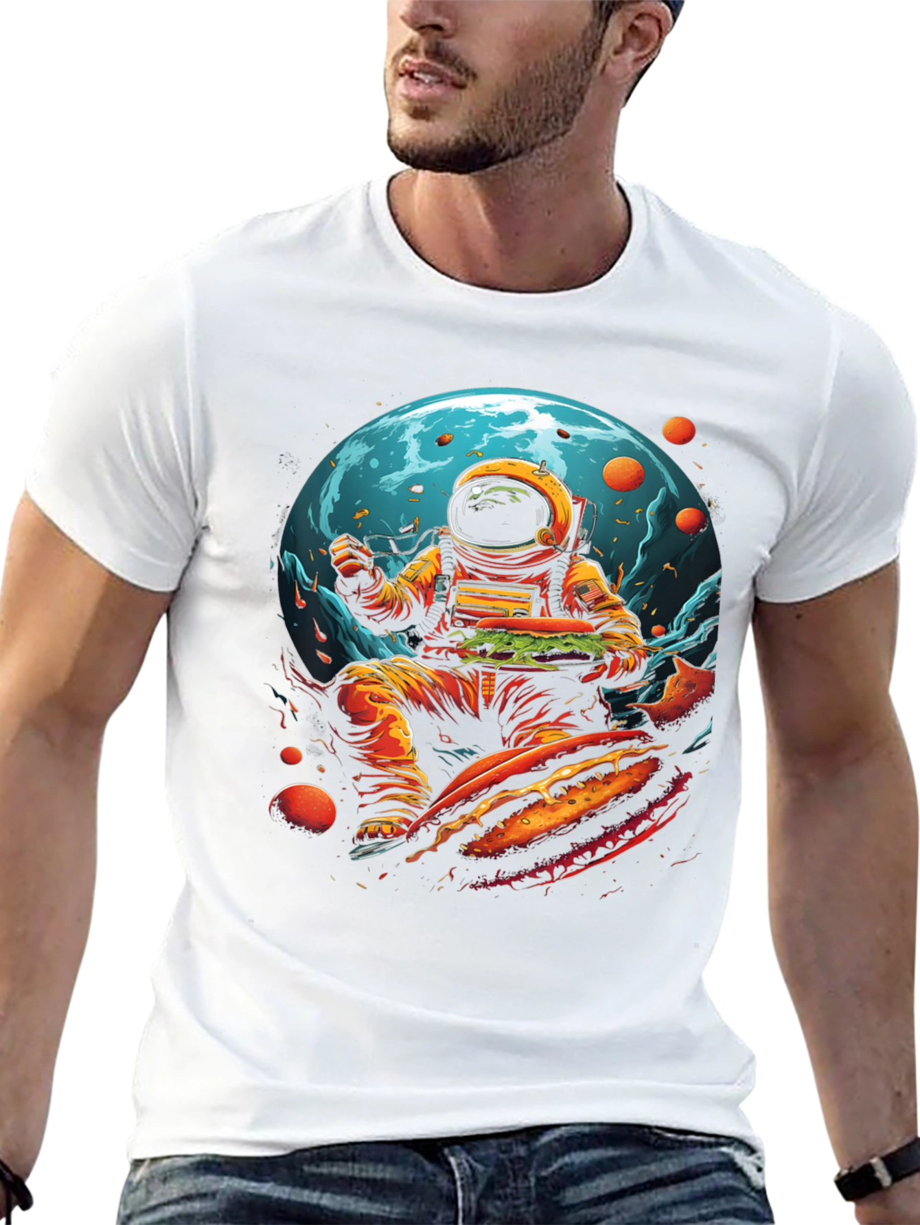 Astronaut Sandwich Graphic Tee