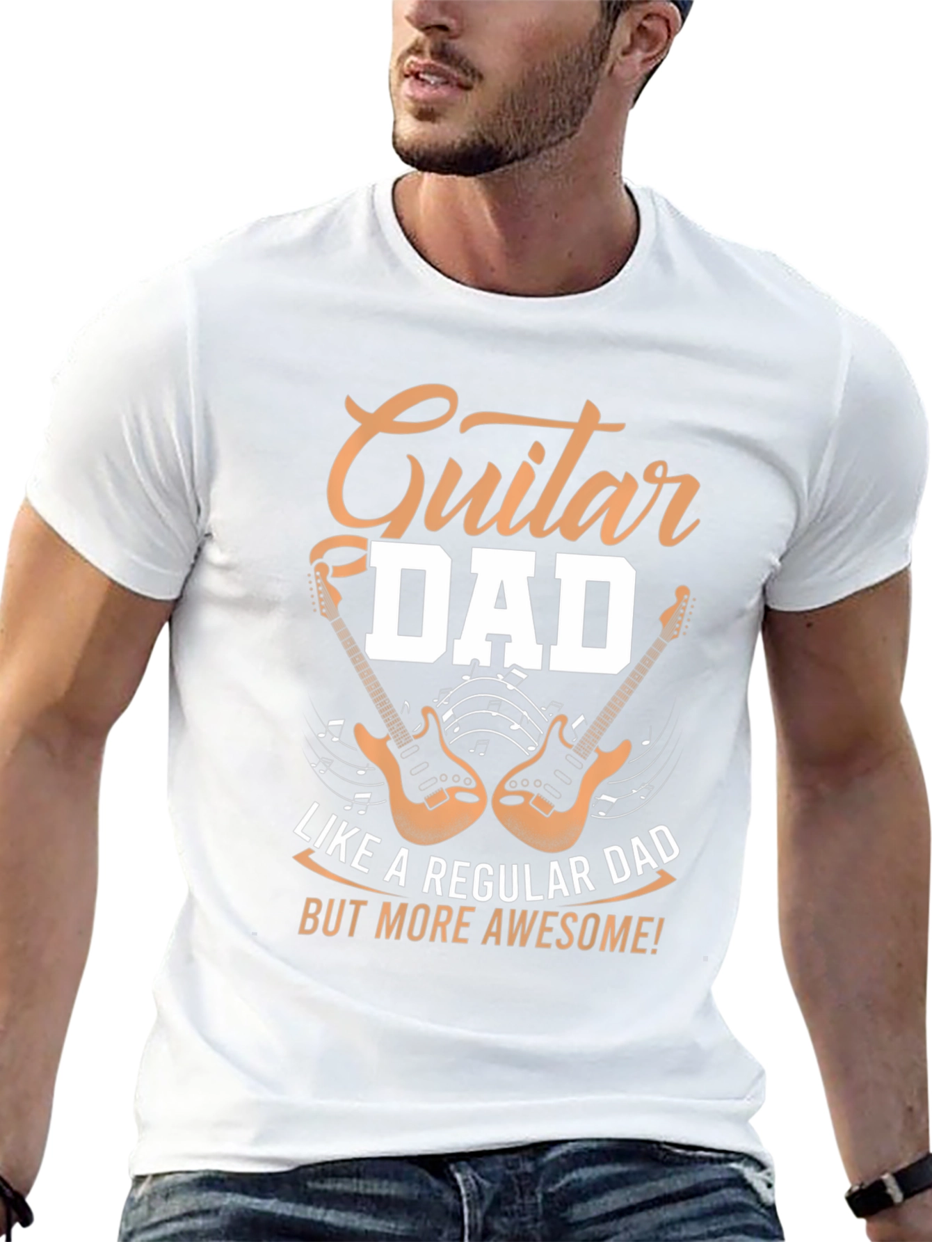 Guitar Dad T-Shirt - Awesome Fathers Day Gift