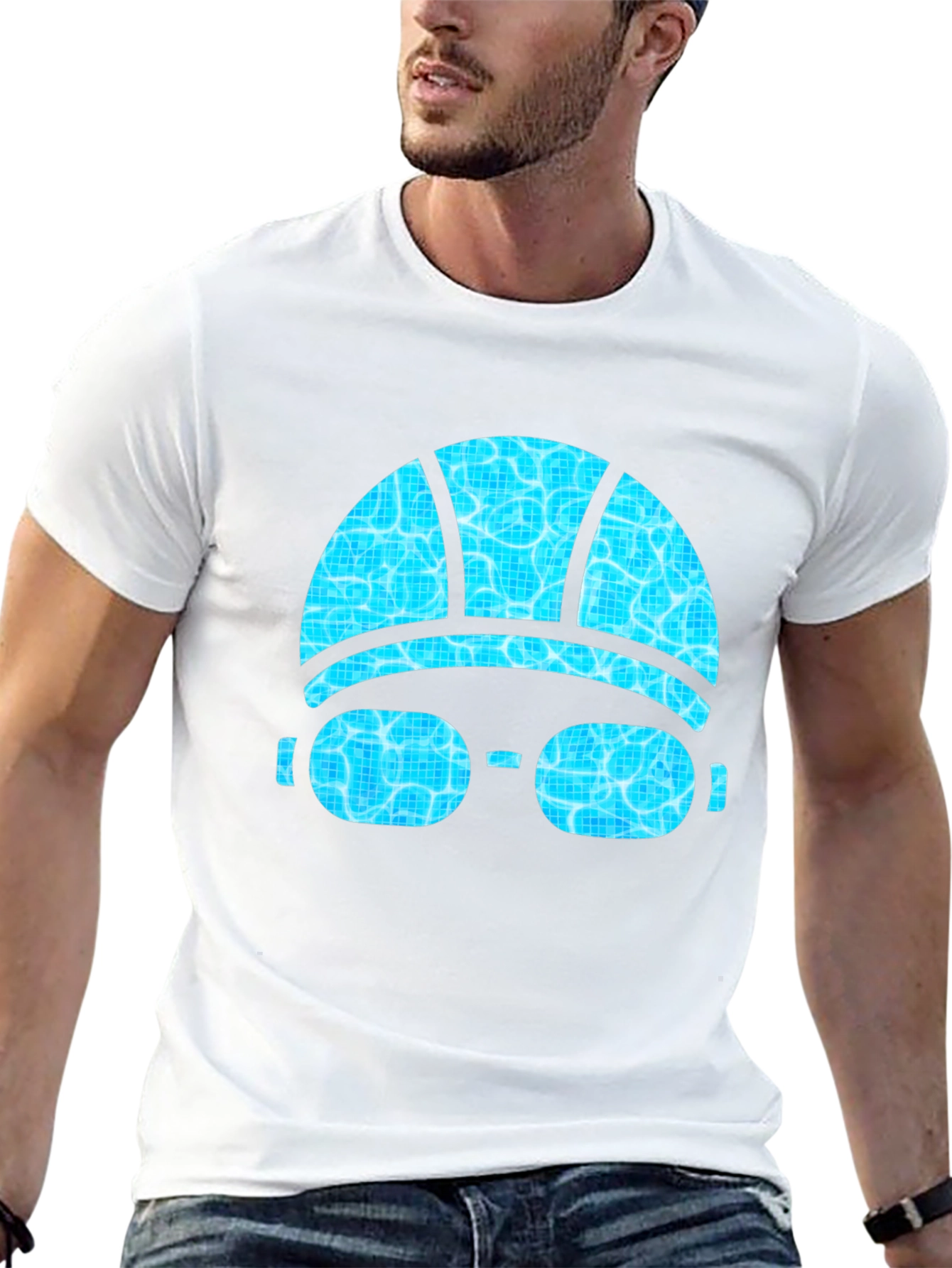 Swimmers Dream T-Shirt: Pool Water Design