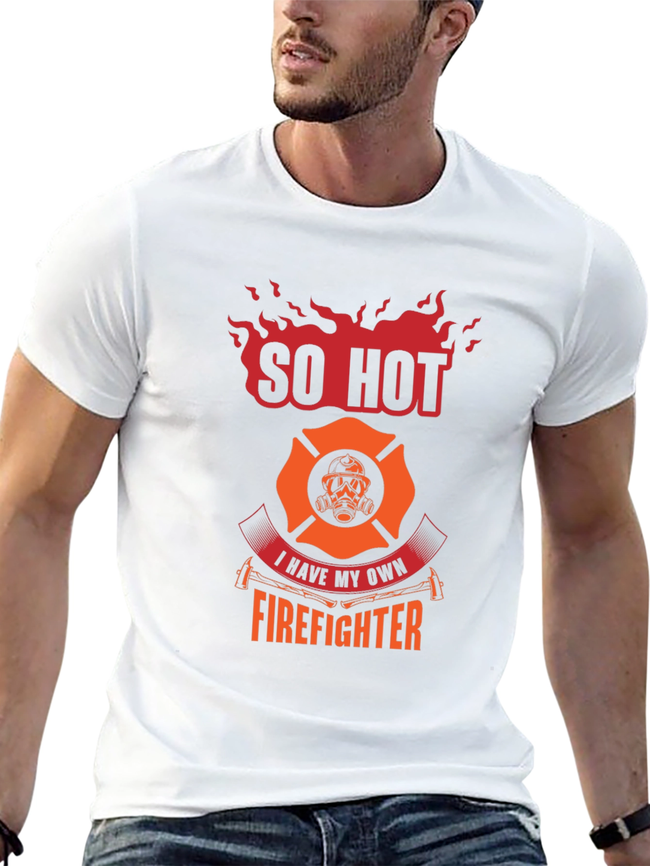So Hot Firefighter Graphic Tee