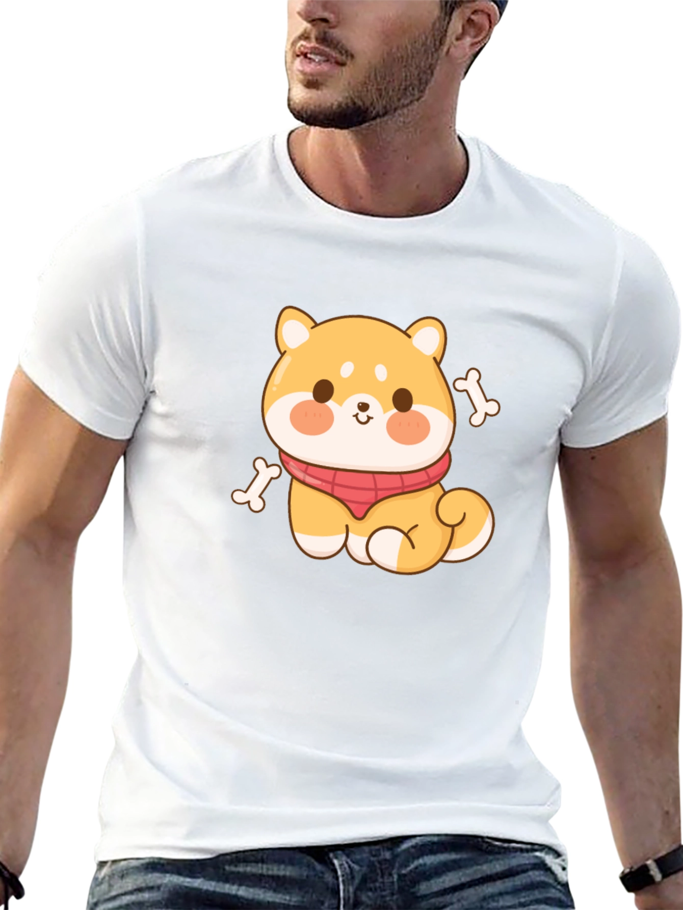 Cute Shiba Inu T-Shirt - Kawaii Dog Design