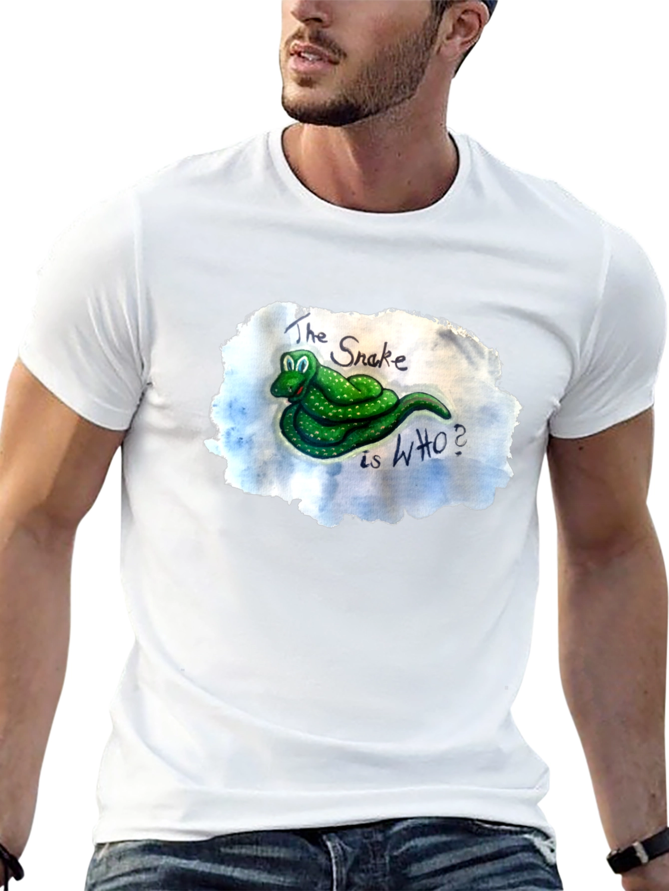 Snake WHO? Graphic Tee - Unique Design