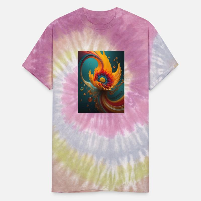 Abstract flow of flowers