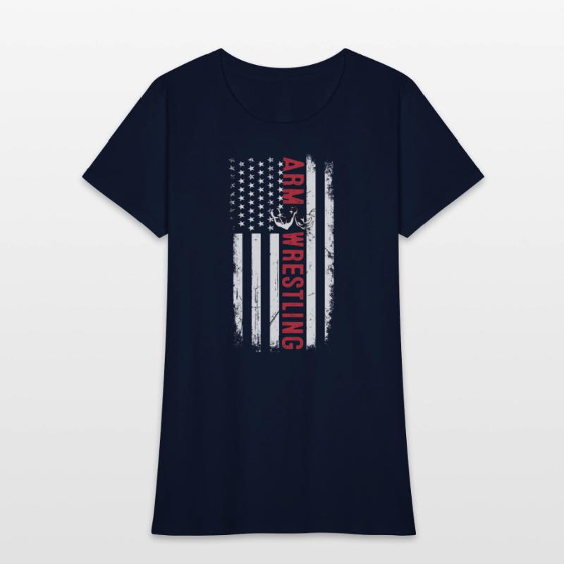 Arm Wrestling American USA Flag Armwrestling