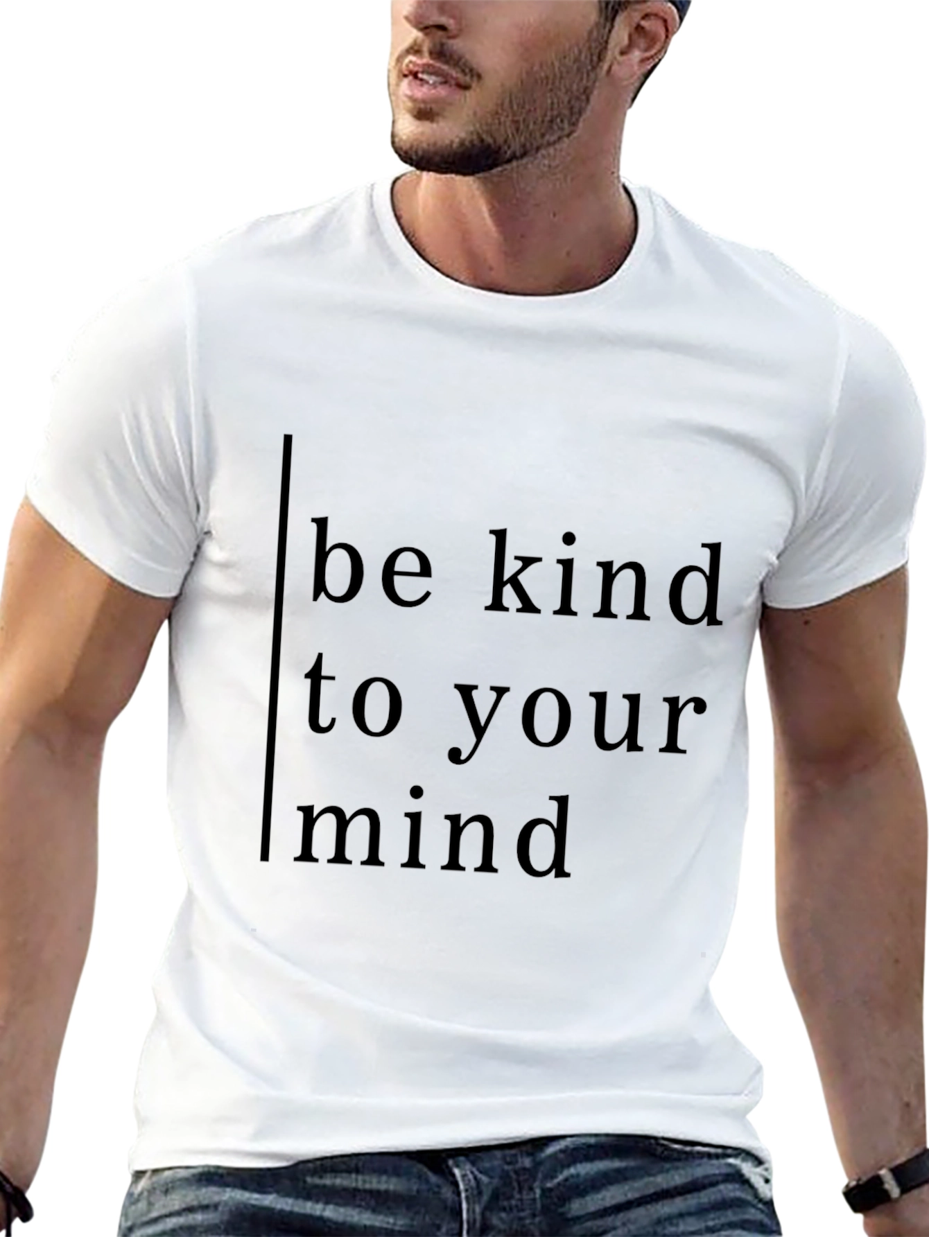 Be Kind To Your Mind Black Tee