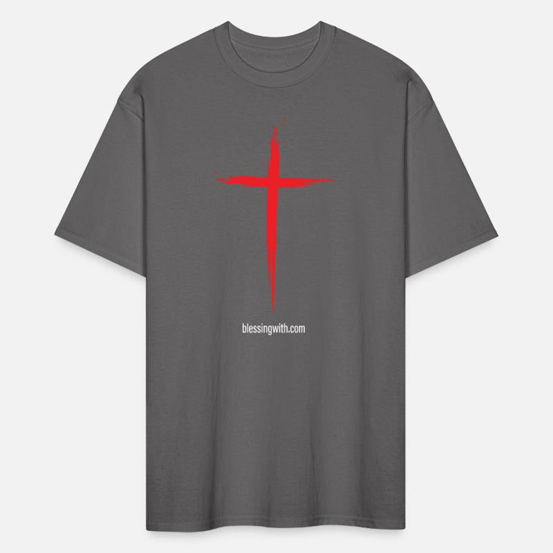 Blessing with Cross with White Lettering