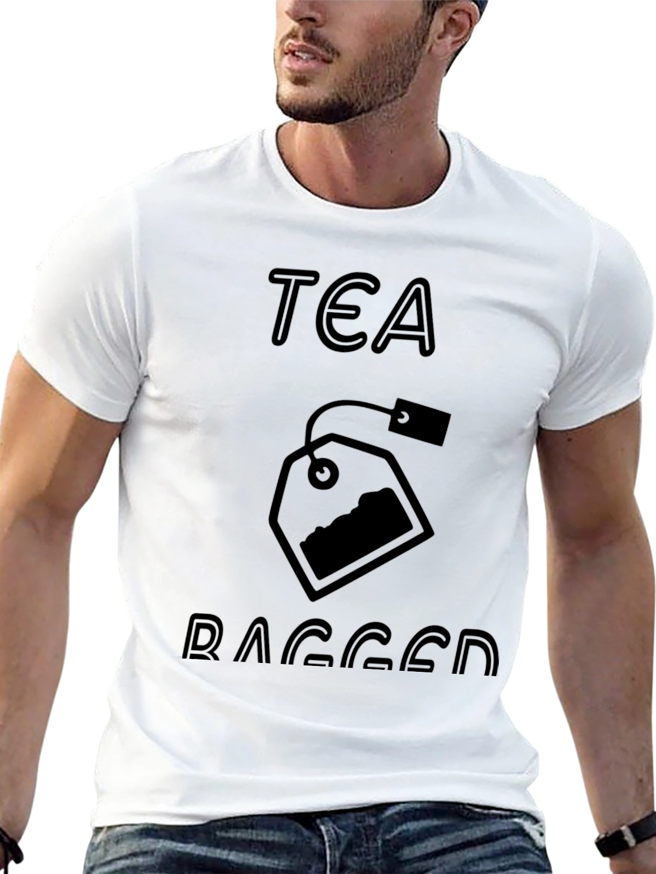 Tea Bagged Graphic T-Shirt - Black