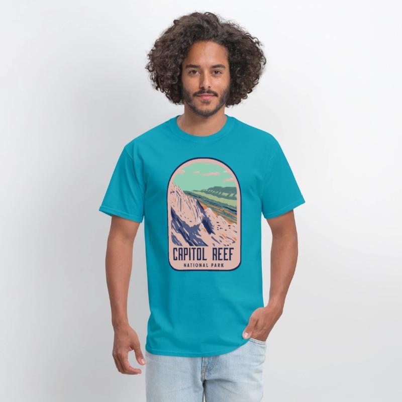 capitol reef national park retro design