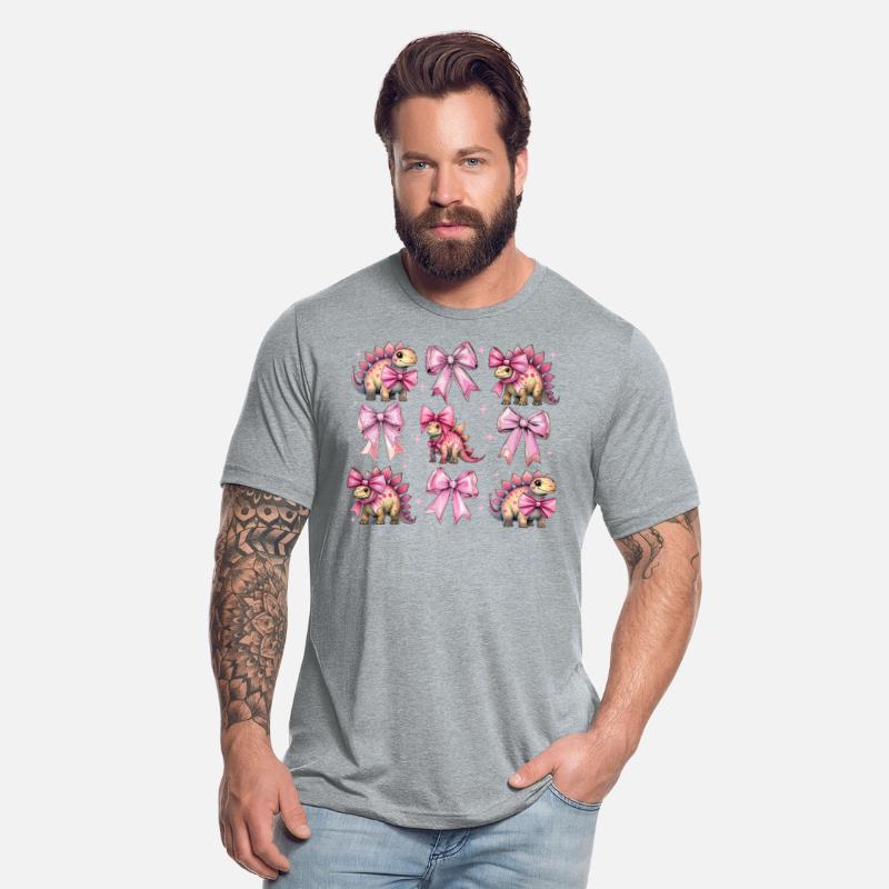 Coquette Bow Stegosaurus Dinosaur Girl Mom Pink