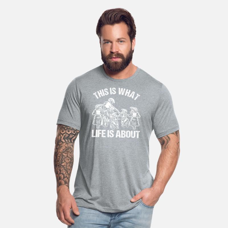 Dirt Bike Dad Motocross Father Motorcycle Son Kids