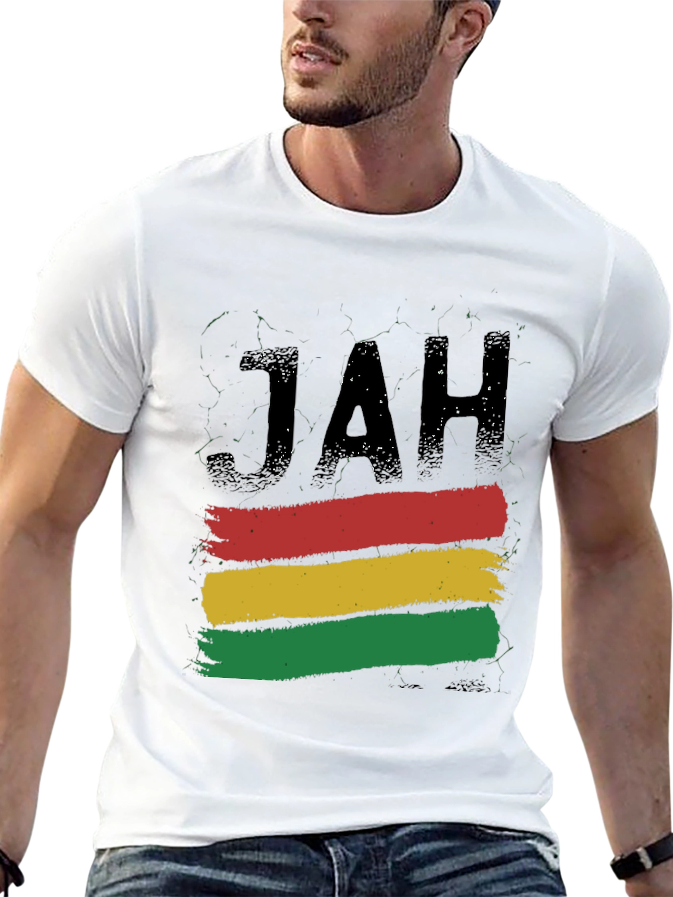 Rasta Jah T-Shirt - Reggae Inspired Tee