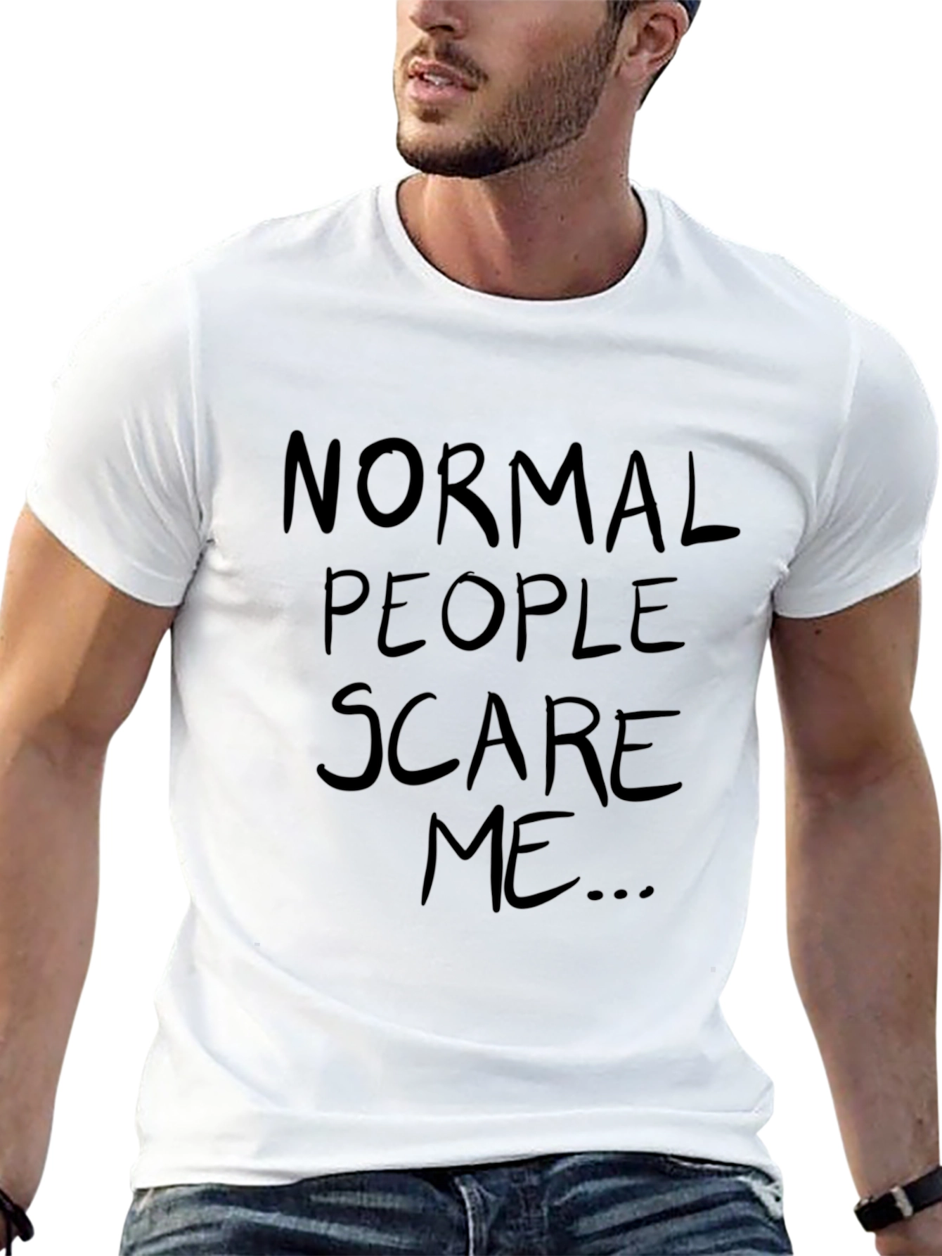 Normal People Scare Me Graphic Tee