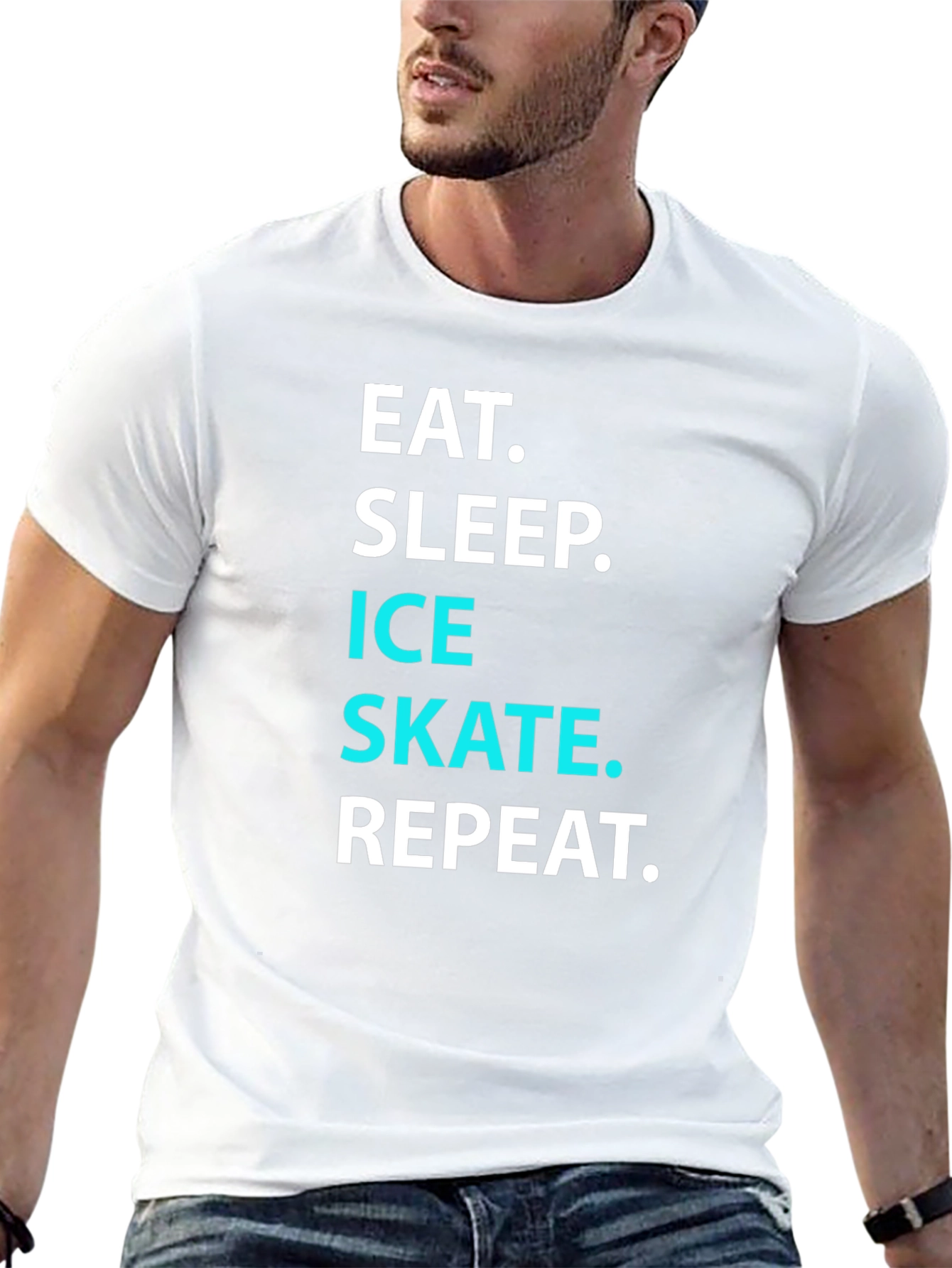 Eat Sleep Ice Skate Repeat T-Shirt