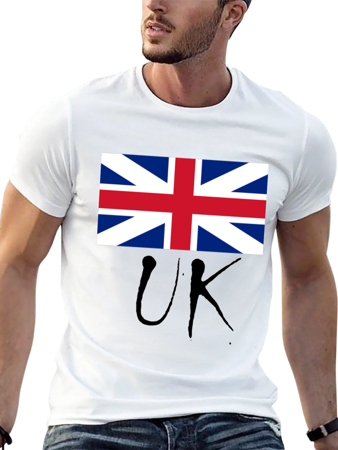 UK Flag Graphic T-Shirt - Stylish Patriotic Tee