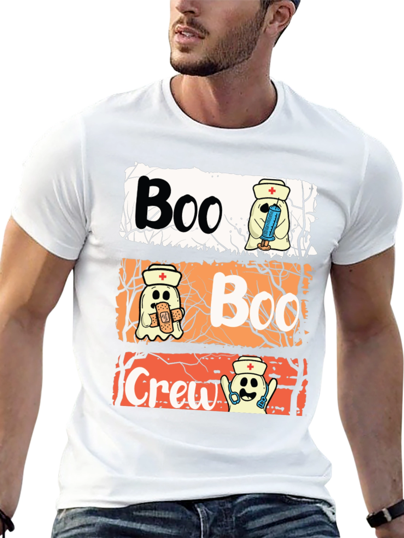 Boo Crew Nurse Halloween T-Shirt