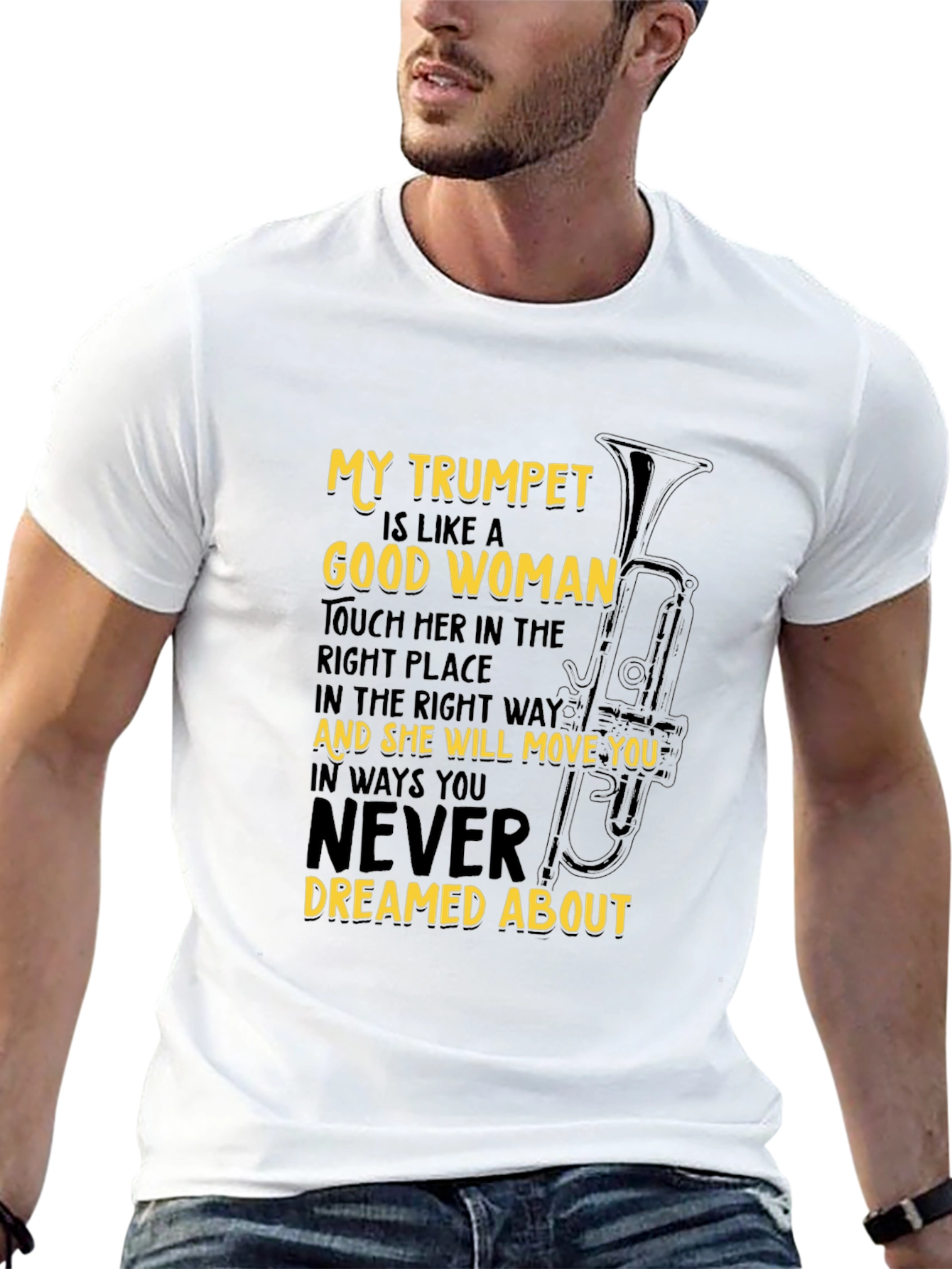 Trumpet Lover Graphic T-Shirt