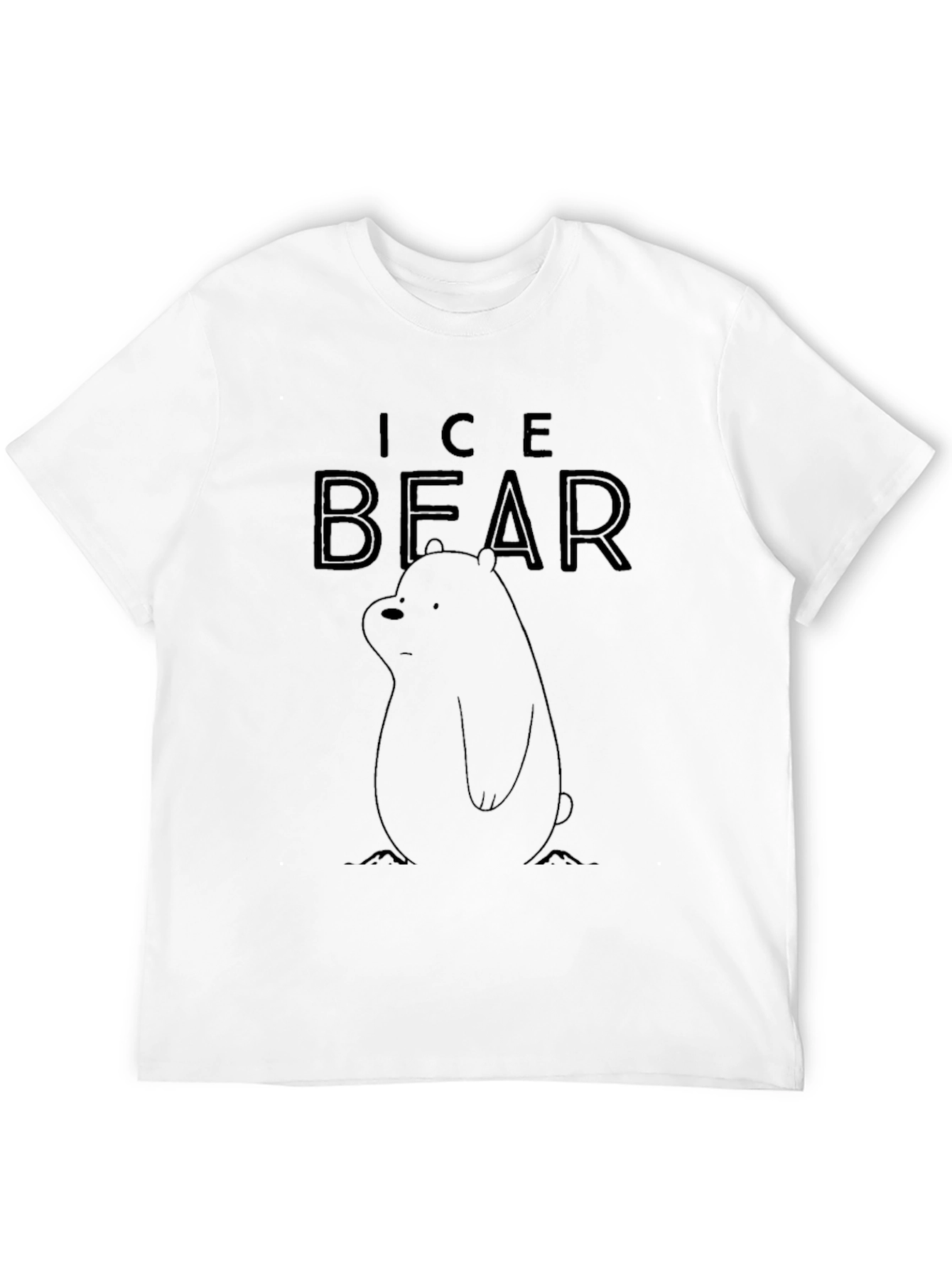 Ice Bear Graphic Tee - We Bare Bears Cartoon