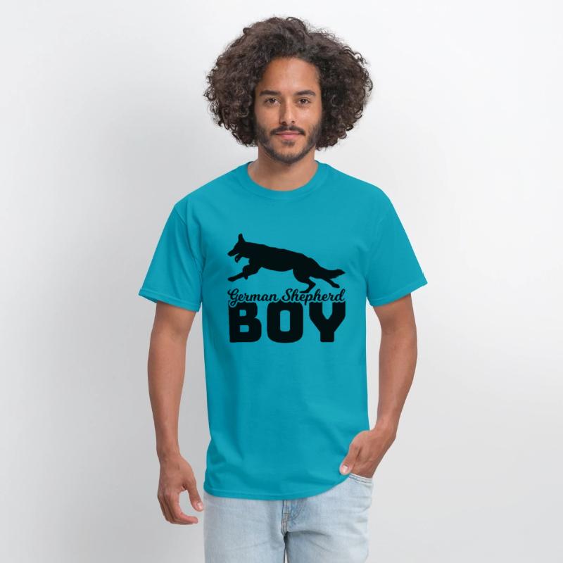 German Shepherd Boy