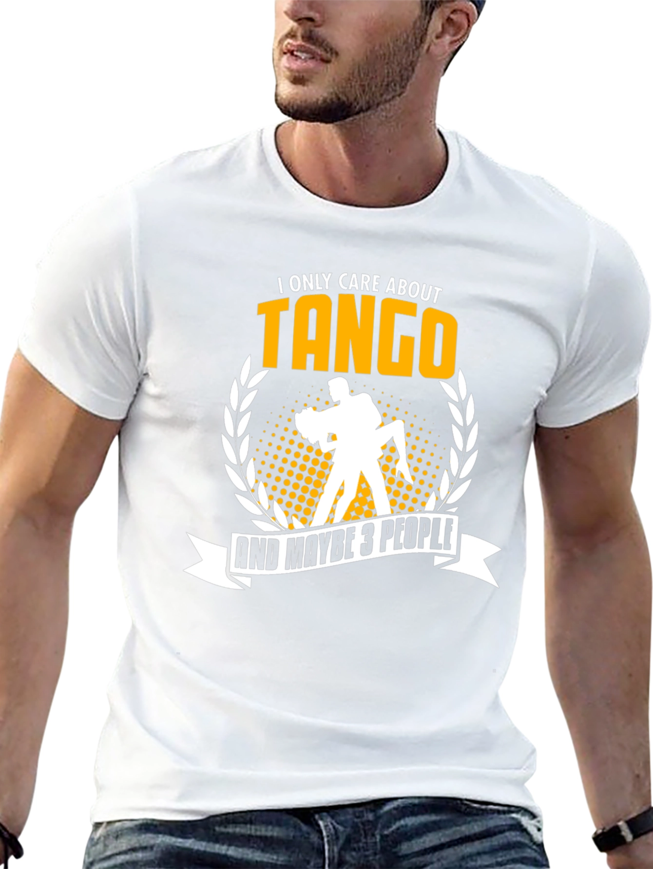 I Only Care About Tango Black T-Shirt