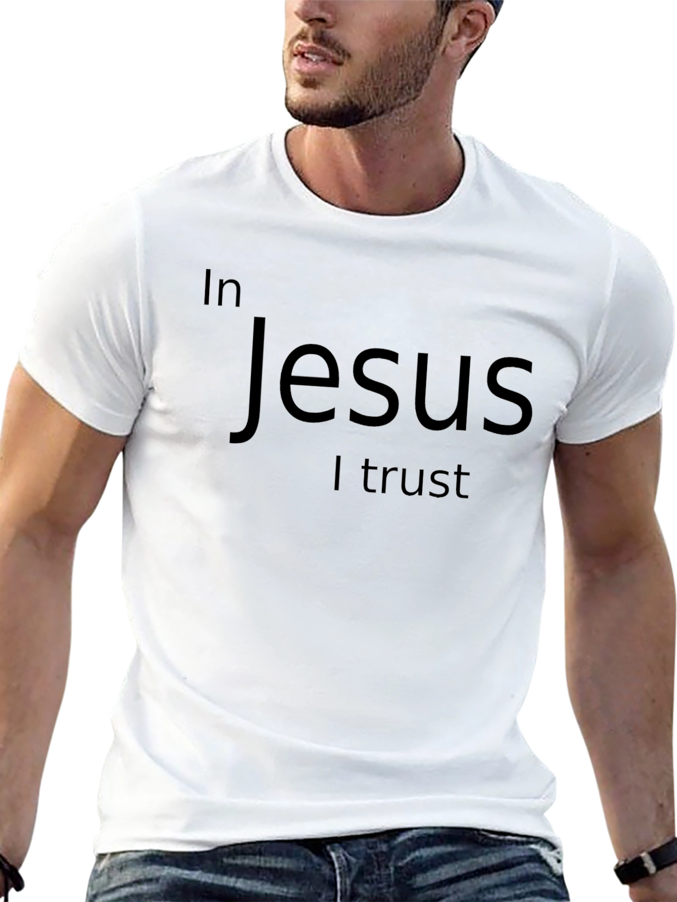 In Jesus I Trust Black T-Shirt