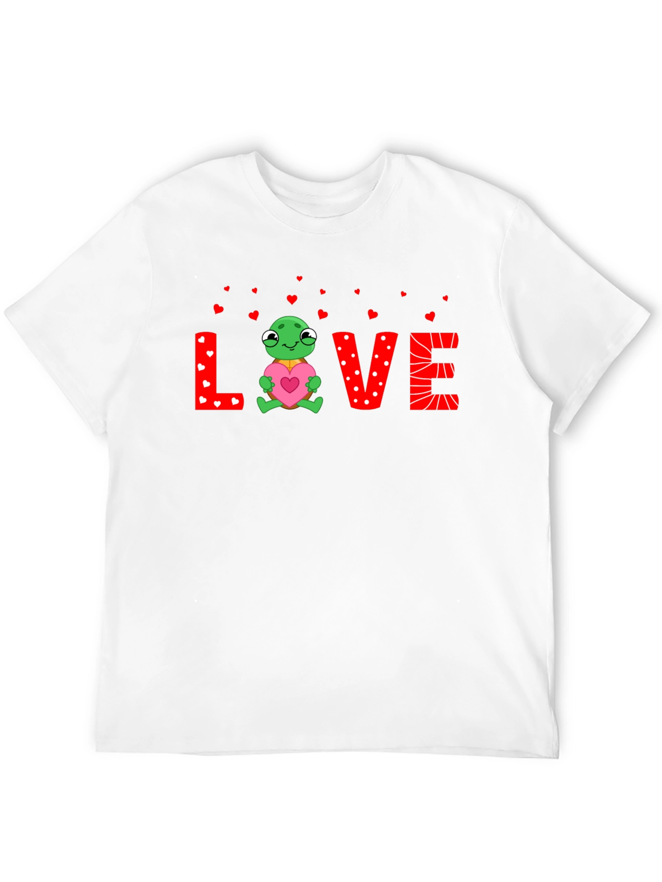 Love Turtle Graphic Tee - Valentines Day Shirt