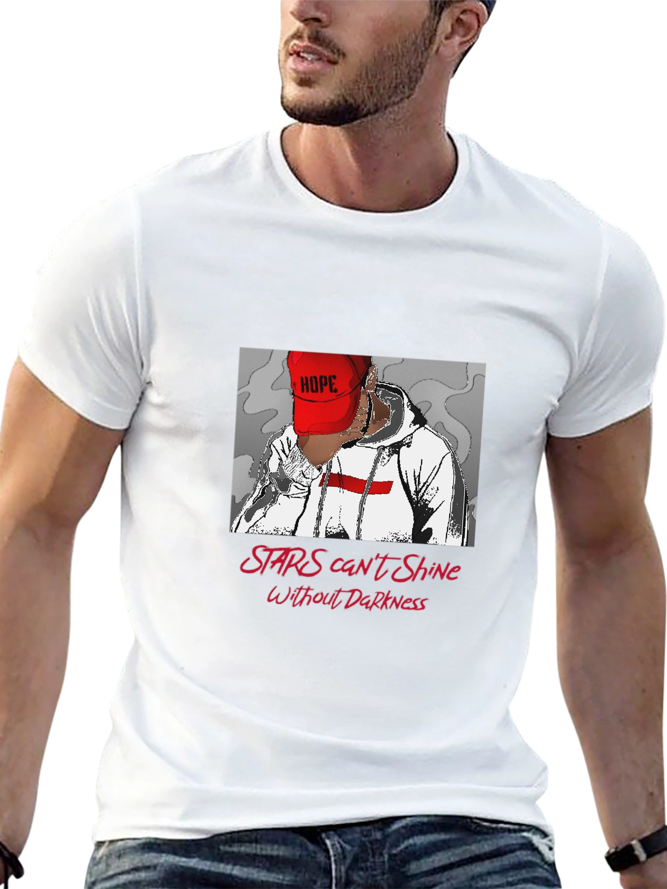 Stars Cant Shine T-Shirt - Unique Graphic Tee