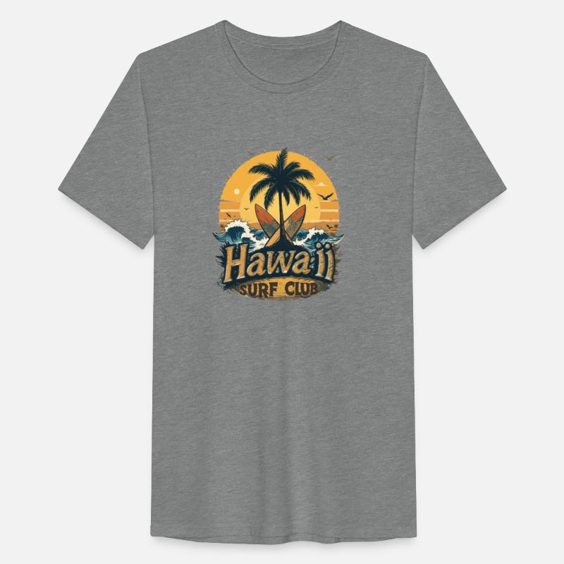 Hawaii Surf Club – Vintage Beach Logo