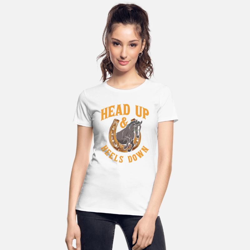Head Up And Heels Down Lover Riding Horse Rider