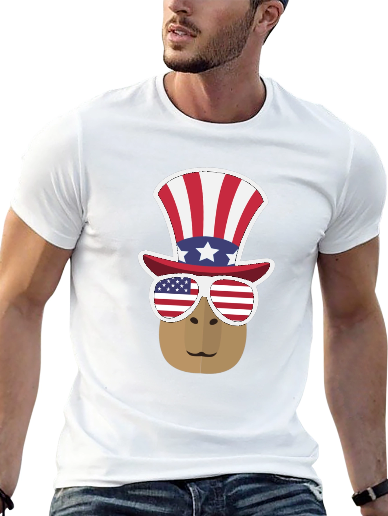 Patriotic Bear T-Shirt - USA Pride