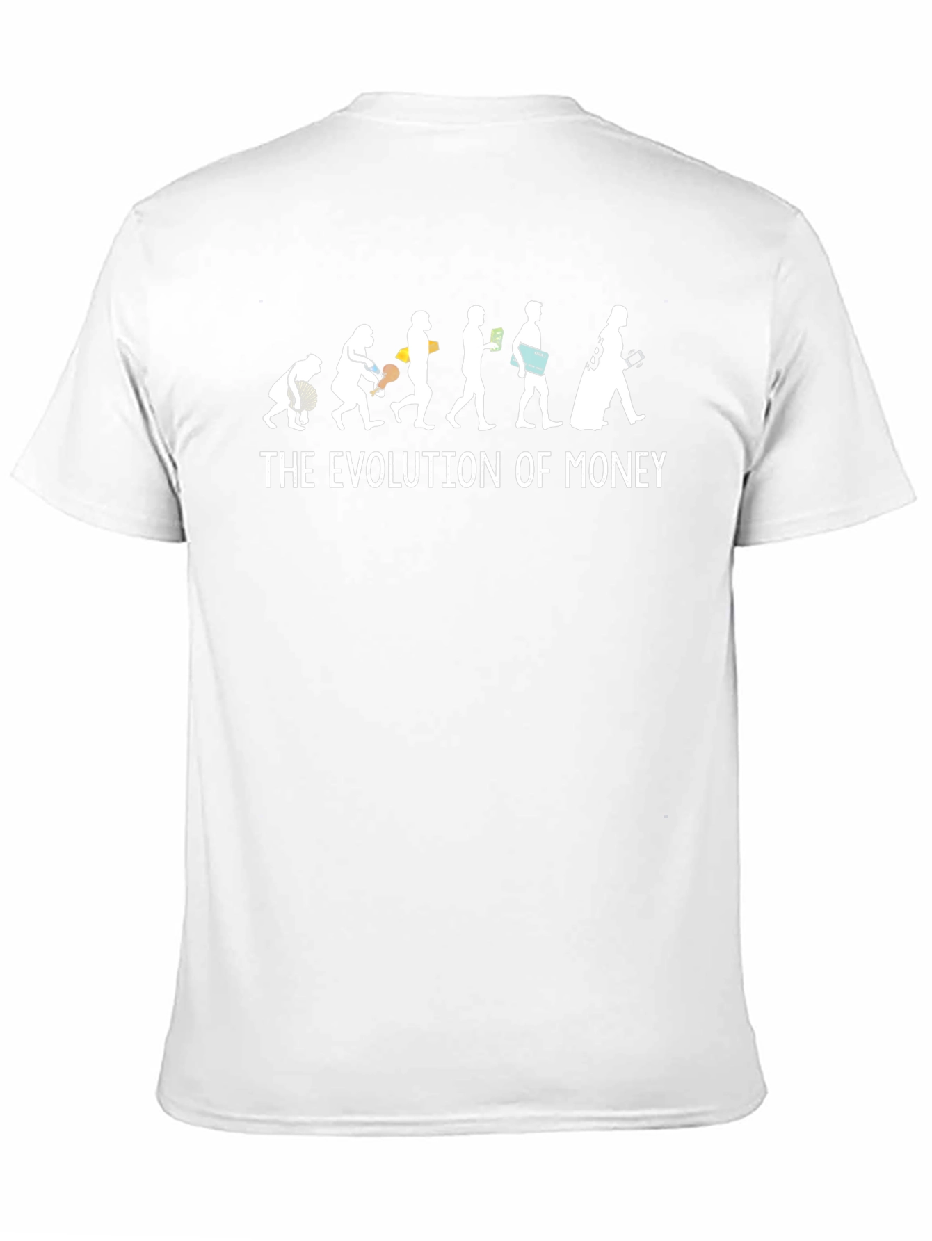 Evolution of Money Graphic T-Shirt - Black