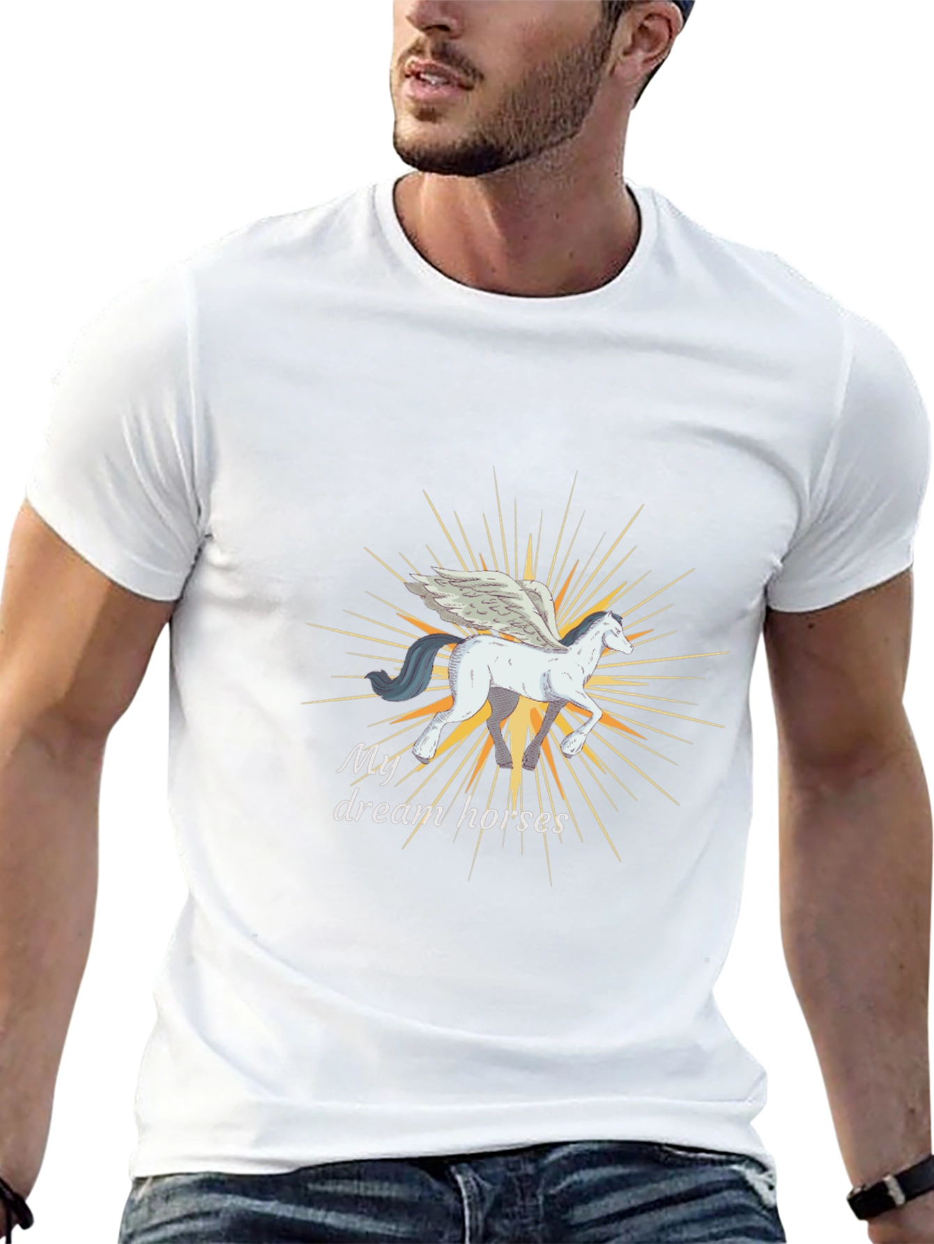 My Dream Horses T-Shirt - Pegasus Design