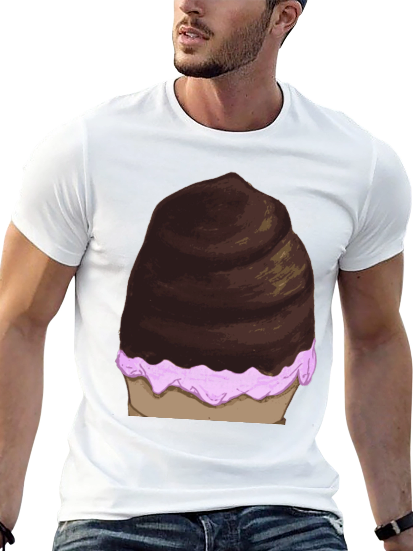 Chocolate Swirl Cupcake T-Shirt
