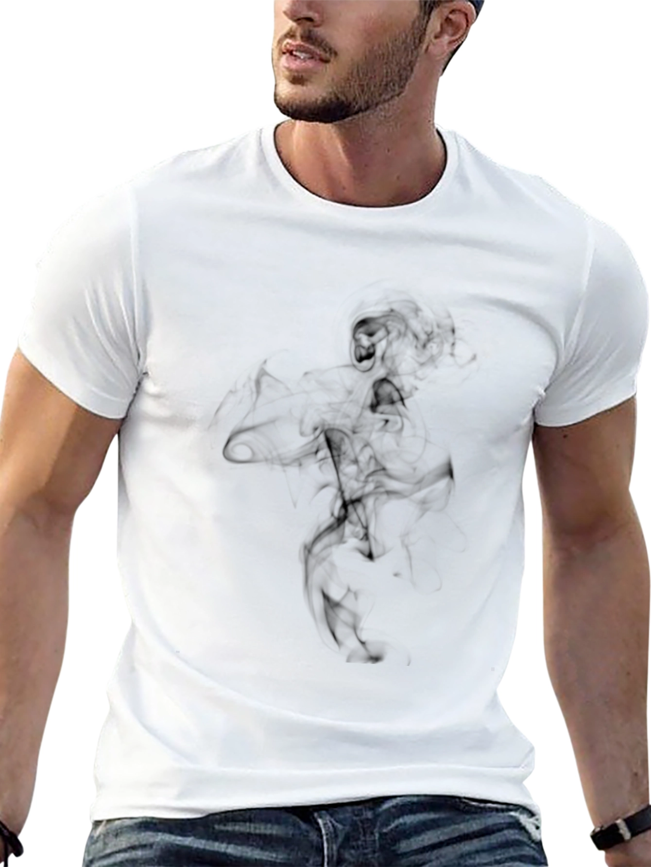 Smoked Silhouette Black T-Shirt