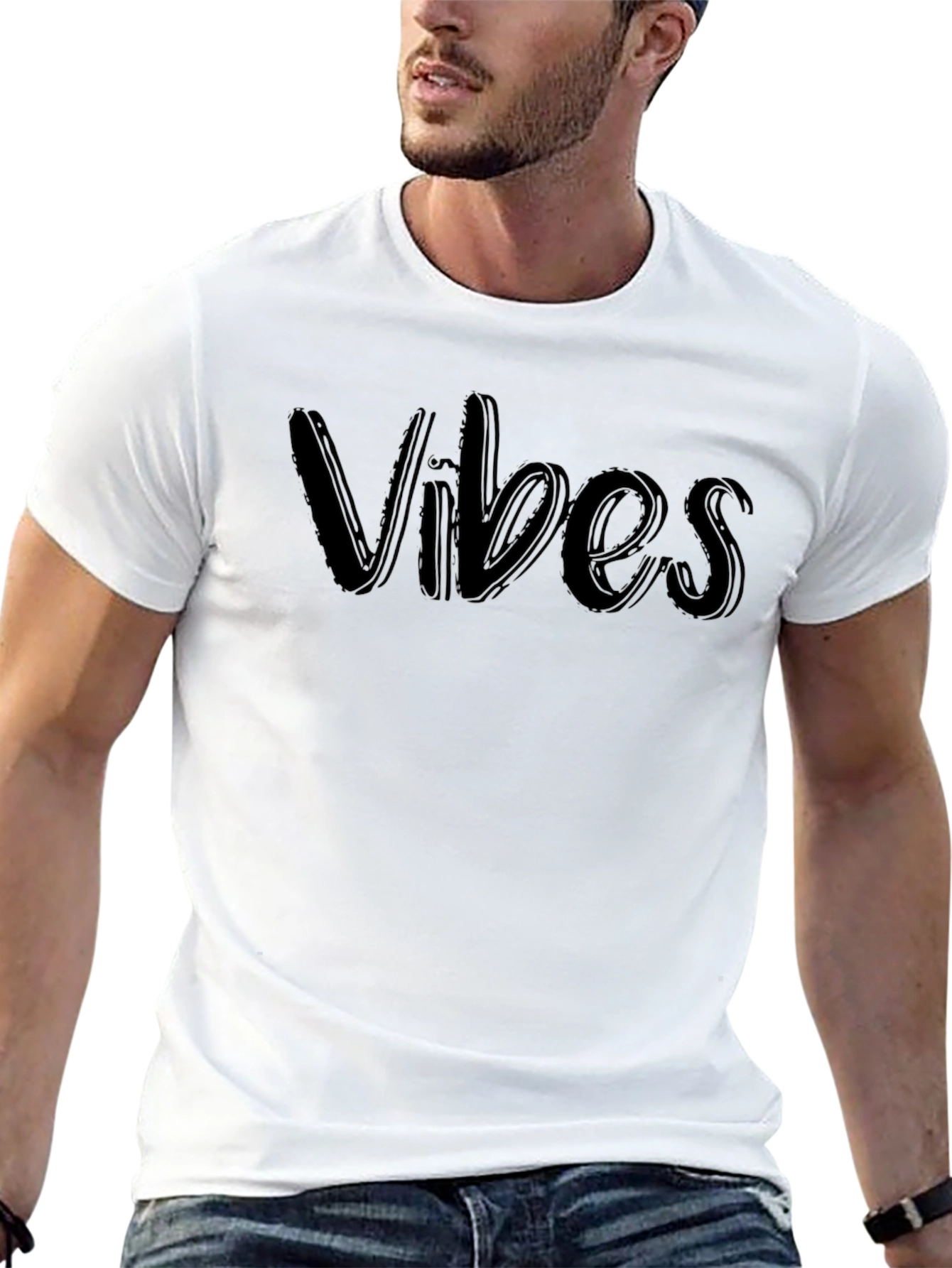 Vibes Graphic Tee - Casual Comfort