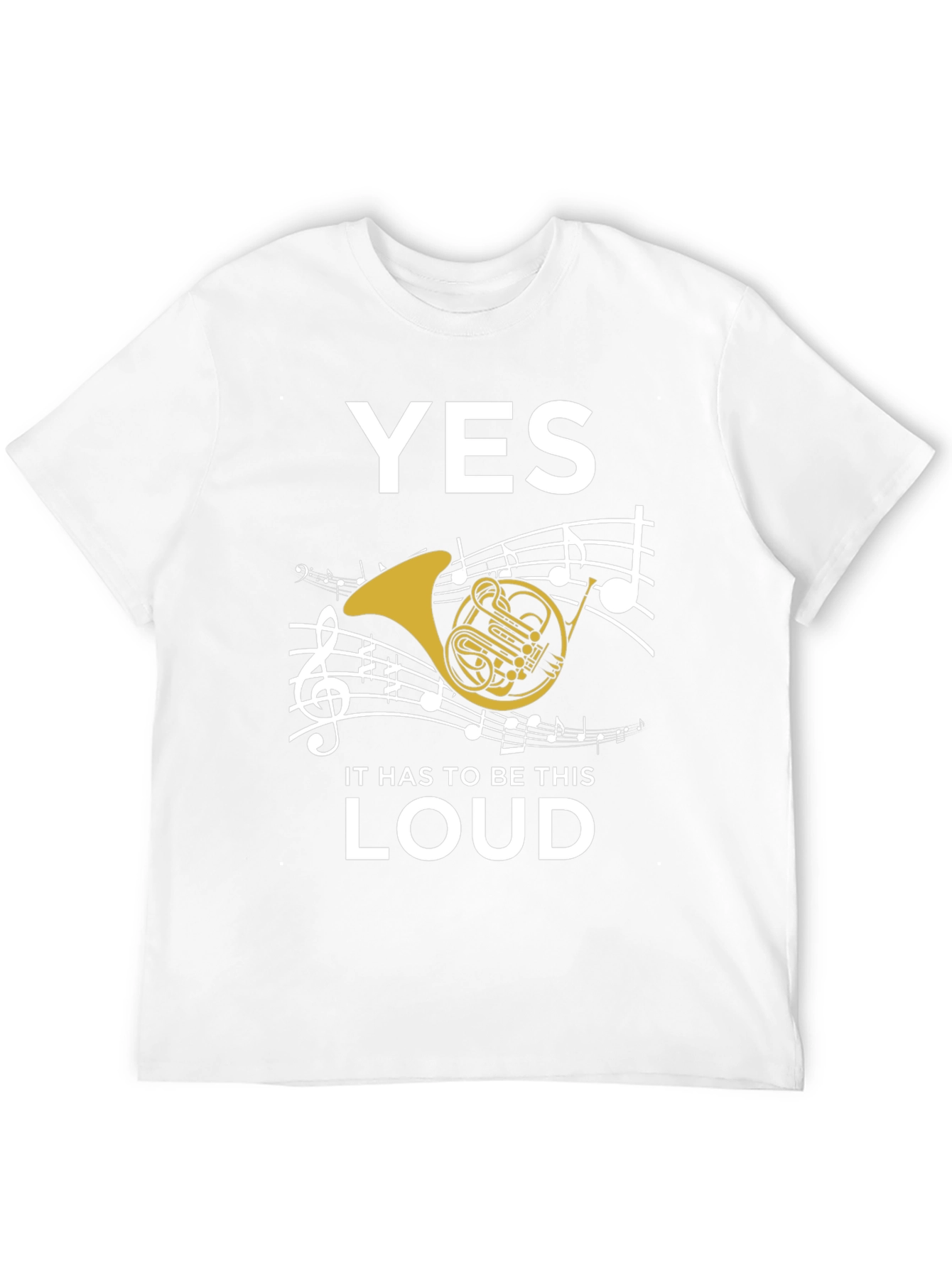 Funny French Horn Music T-Shirt