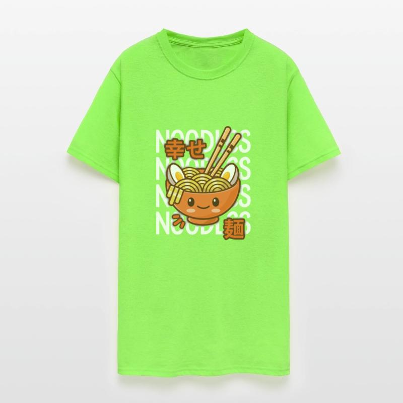 Kawaii Ramen Noodle Bowl Noodles Orange
