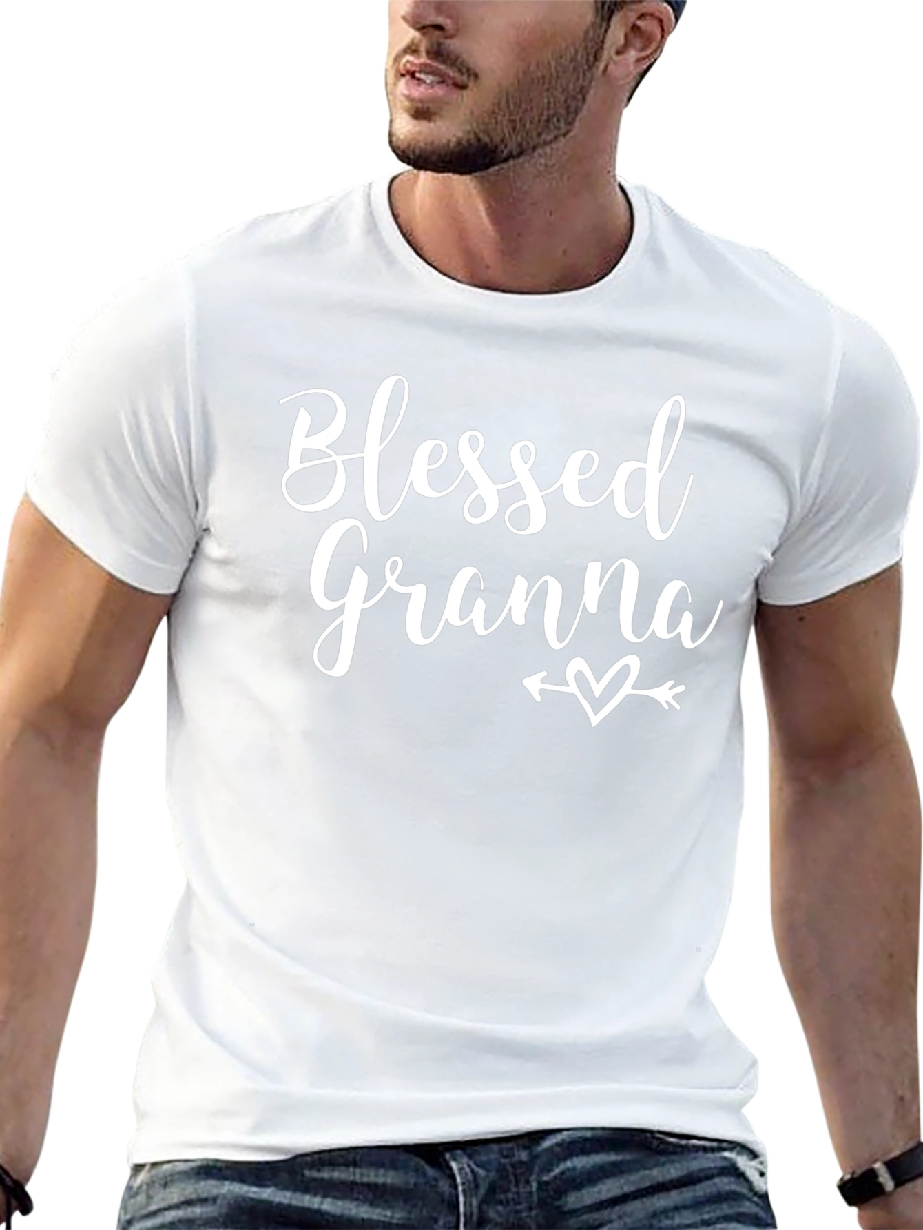 Blessed Granna Graphic T-Shirt - Black