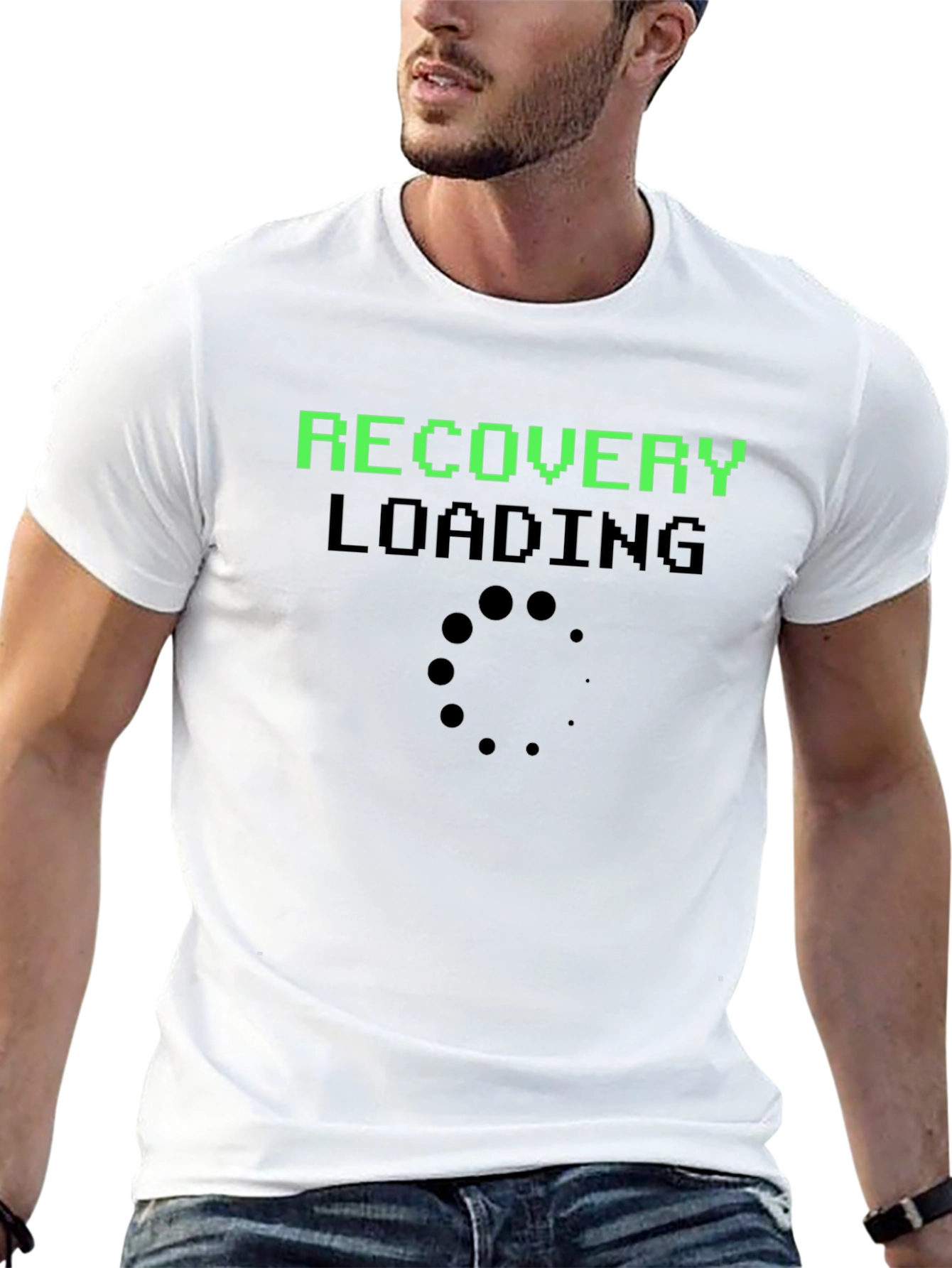 Recovery Loading T-Shirt - Pixel Style Tee