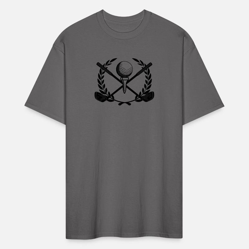 Laurel wreath golf sticks and ball