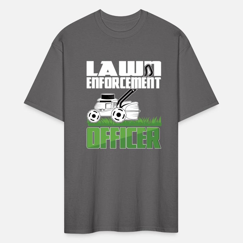 Lawn Enforcement Officer Cool Lawn Mower Racing